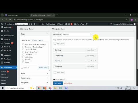 How To Fix WordPress Menu Not Working in Hostinger