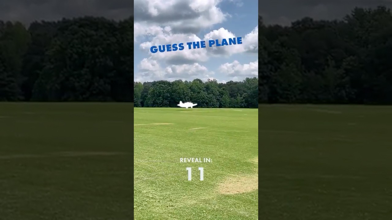 Попробуйте угадать, что это за тип самолета.