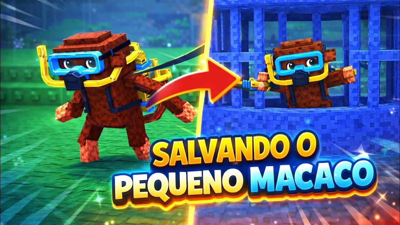 Como Salvar o macaquinho no pegue e domine do Roblox | Atualização Subaquática