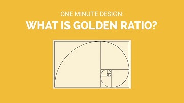 One Minute Design: What is Golden Ratio?