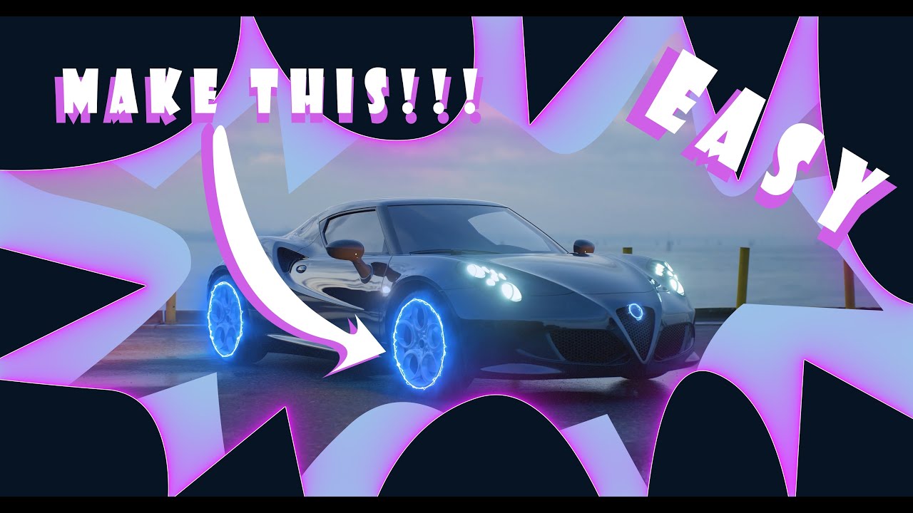 How To Make Electricity/Fire Car Edit!!! | After Effects Tutorial - YouTube