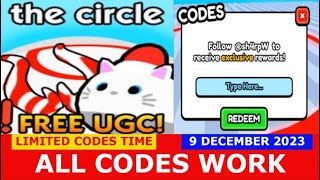 🎉FREE UGC] the circle game 🔴 - Roblox