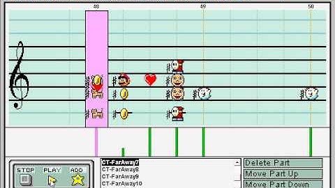 Chrono Trigger, To Far Away Times - Mario Paint Composer
