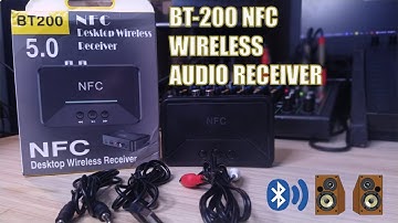 BT200 NFC Wireless Audio Receiver Bluetooth 5.0 Test and Review
