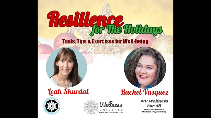 Resilience for the Holidays Speaker Rachel Vasquez