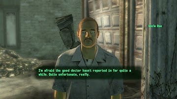 Fallout 3: Unique Uncle Roe dialogue is the trader caravans are dead