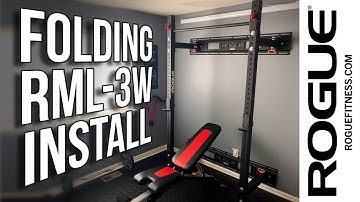 ROGUE RML-3W FOLD BACK WALL MOUNT RACK INSTALL