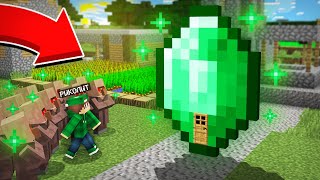 Я ПОСТРОИЛ ДОМ ВНУТРИ ИЗУМРУДА В МАЙНКРАФТ | Риколит Minecraft