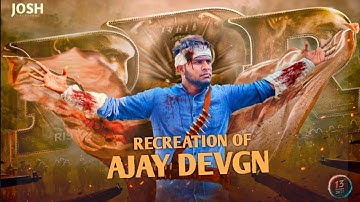 RRR - Ajay Devgn Motion Poster  | NTR , Ram Charan | SS Rajamouli | JOSH CREATIONS