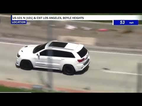 100+ MPH SRT Jeep Chase Through Los Angeles Ends in Foot Pursuit! thumbnail