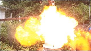 Exploding lighters in Slow motion