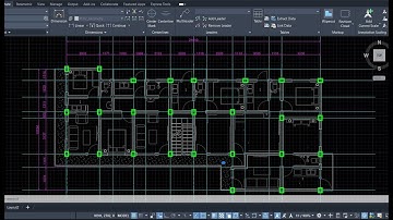 Tutorial voor structureel ontwerp, deel 1: Hoe u een GA-tekening voor een G+5-appartement voorber...