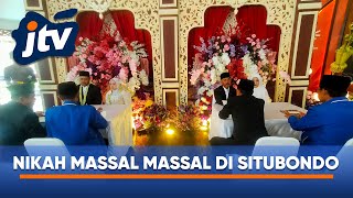 PULUHAN PESANGAN PENGANTIN IKUTI NIKAH MASSAL
