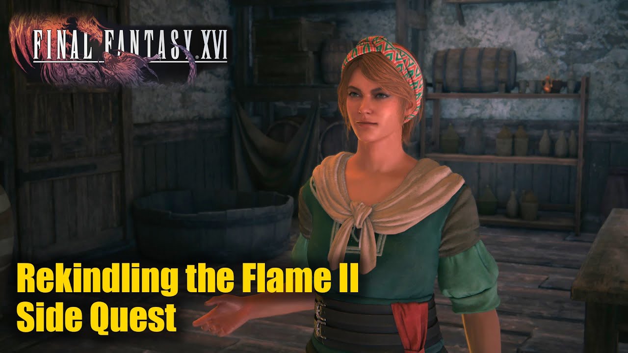FINAL FANTASY 16 (XVI) • Rekindling the Flame II Side Quest Gameplay