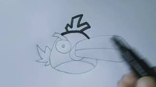 How To Draw an Angry Bird | Step By Step Angry Bird Drawing For kids & Beginners by Puzzlebee 14 views 2 years ago 3 minutes, 9 seconds