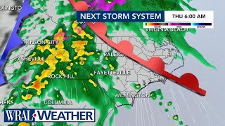 North Carolina Forecast Heavy rain for Thursday morning commute as Level 1 risk moves in