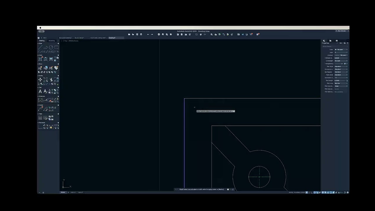 AutoCAD - Fillets and chamfers