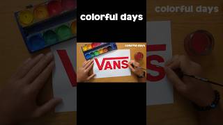 VANS logo painting