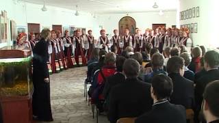Выступление Воронежского хора в духовной семинарии