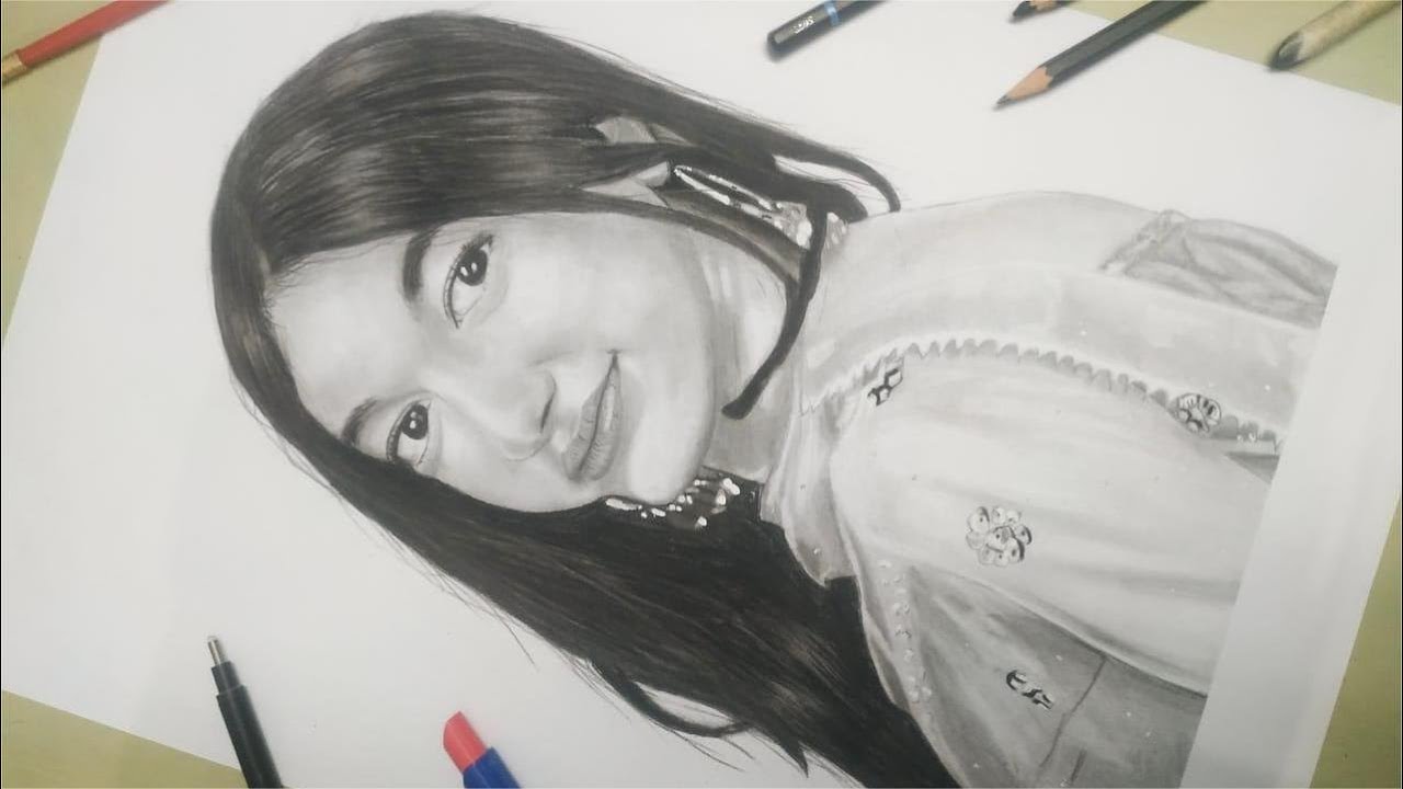 Drawing A Girl Timelapse