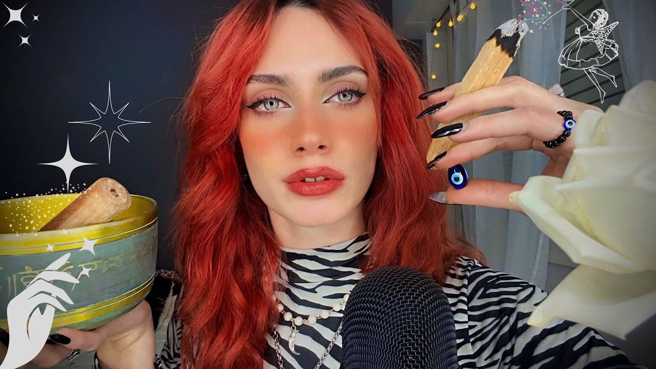 ASMR Te quito malas energías⚡️🧚🏻‍♀️Limpieza Energética✨🌸 Mouth Sounds | Asmr Español Argentina