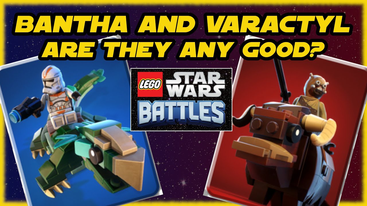 Sige Hvem lungebetændelse Varactyl and Bantha Guides and Gameplay! LEGO Star Wars Battles NEW UNITS!  - YouTube