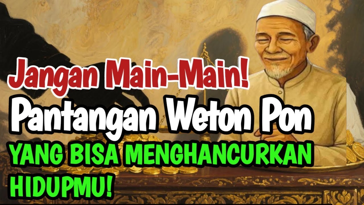 BAHAYA BESAR‼️Pantangan Weton Pon Bisa Membawa Sengsara Bila Dilanggar!