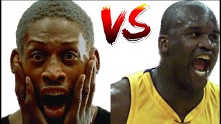 Shaquille O'Neal vs Dennis Rodman Heated Moments Comp Part 2