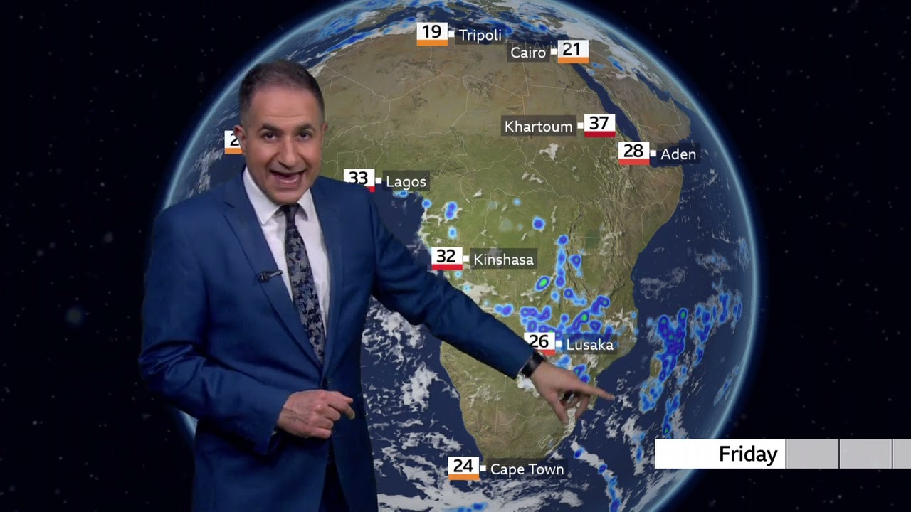 BBC Weather today in Middle East and Africa - January 22nd 2026
