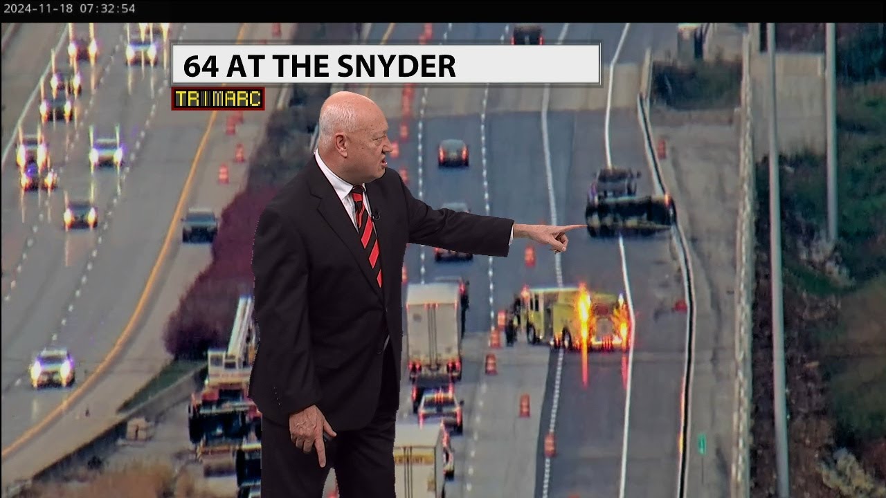 Traffic backed up for miles on I-64W after 2 separate crashes early ...
