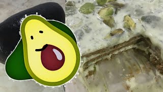Avocado Graham Float Refrigerated Cake