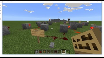 redstone torch based JK flip flop truth table demonstration