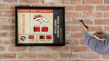 How to Use the Bluetooth Scoreboard Wall Clock