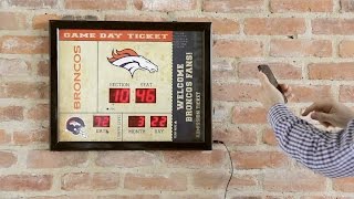 How to Use the Bluetooth Scoreboard Wall Clock