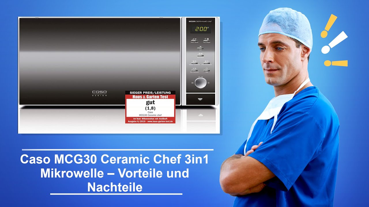 🚑 Caso MCG30 Ceramic Chef 3in1 Mikrowelle – Vorteile und Nachteile -  YouTube | Mikrowellen