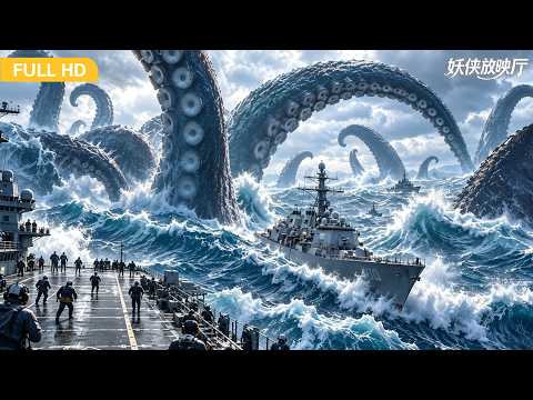 Giant Tentacles Erupt from the Sea, Tearing a Massive Cargo Ship Apart! No Survivors!
