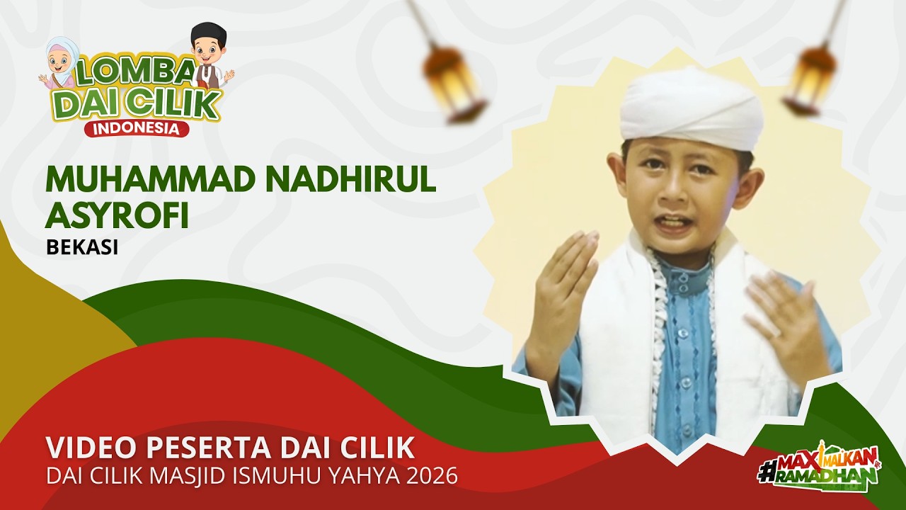 Muhammad Nadhirul Asyrofi | Dai Cilik Masjid Ismuhu Yahya 2026