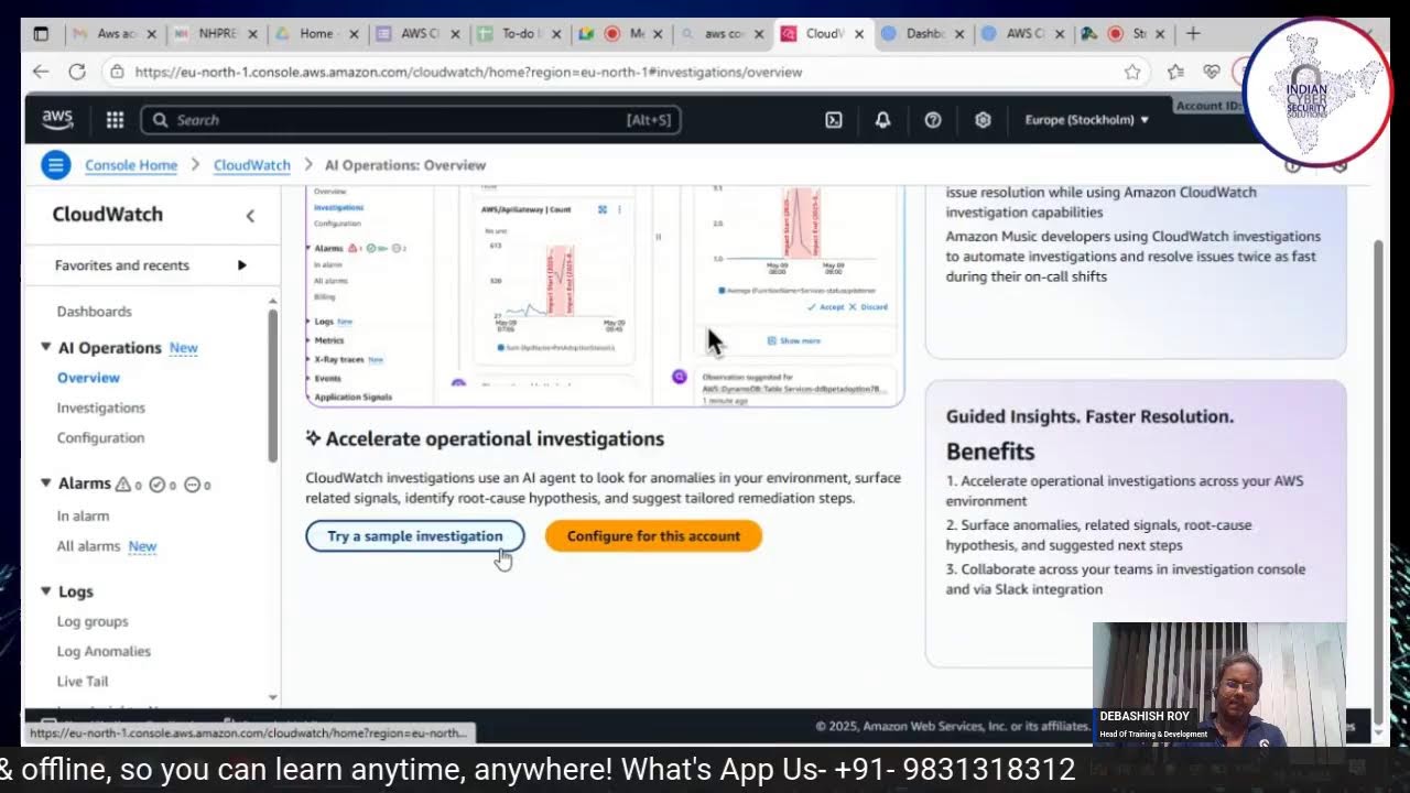 AWS CloudTrail & CloudWatch for Security Monitoring