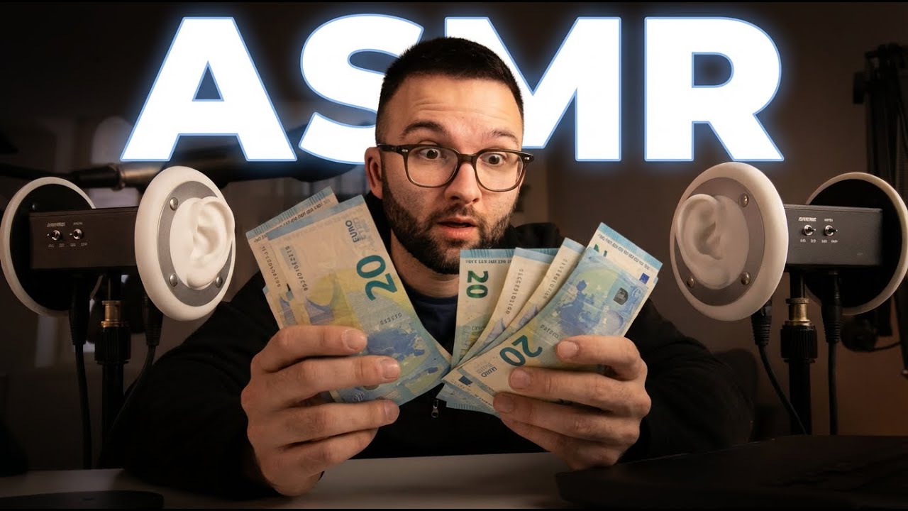 ASMR Compter mes économies en chuchotant et tout donner à l'Etat (Sons de papier / Billets / Pièces)