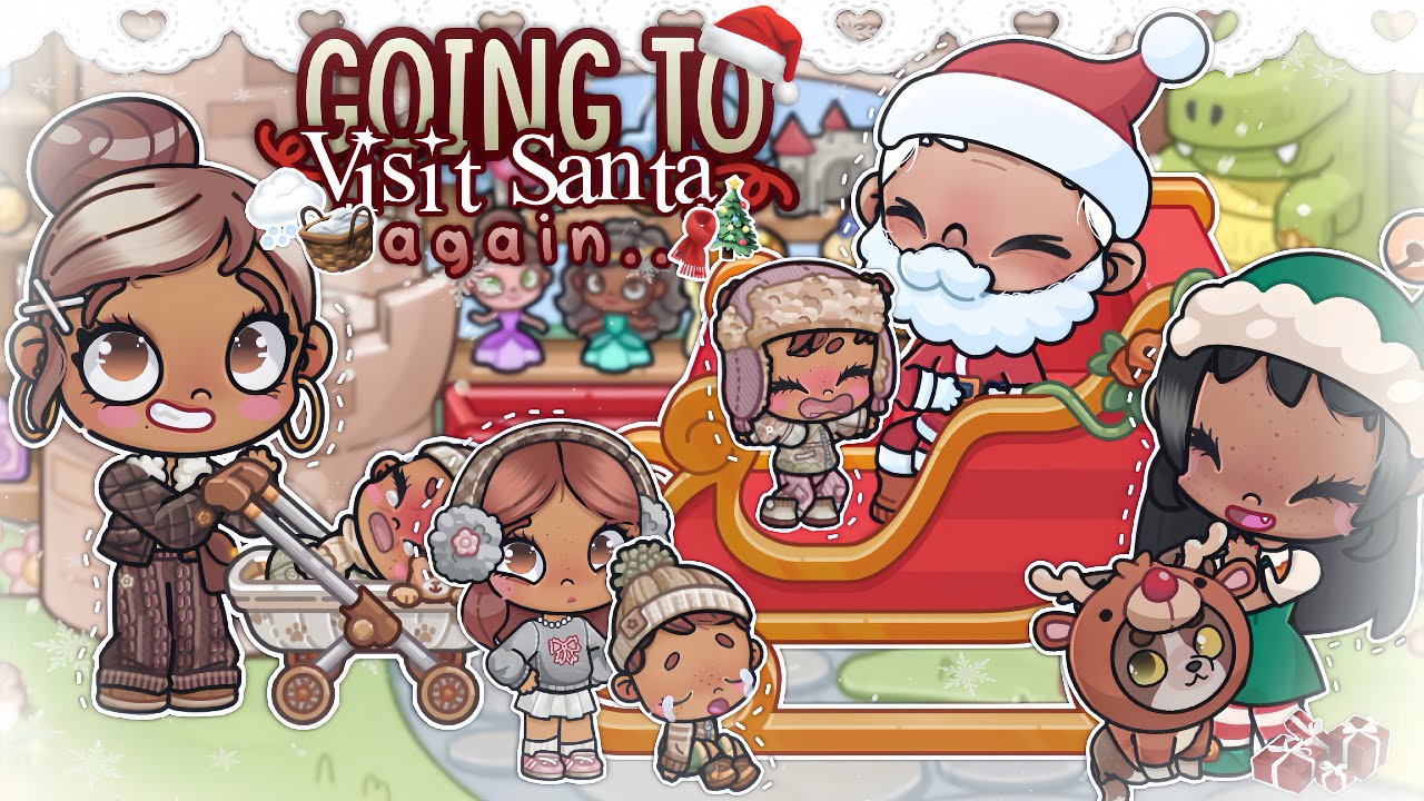 Going to see Santa Claus *AGAIN..* 🌨️🎄🪵 || *with voice* || avatar world.