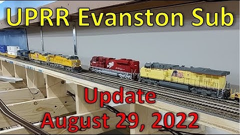 S2022E34 More @Westvaco & complete run across SUB. Model Train Layout Ops & Realism Union Pacific RR