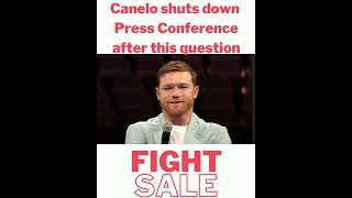 Canelo shuts down Press Conference