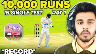 🤯 SCORE 10,000 RUNS IN SINGLE TEST MATCH  - Real Cricket Swipe screenshot 5