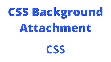 css background attachment | Background-attachment - CSS3 tutorial in hindi | #css #21