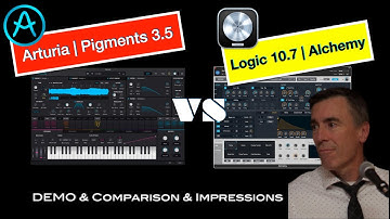 Arturia Pigments 3.5 versus Alchemy in Logic | DEMO and Comparison