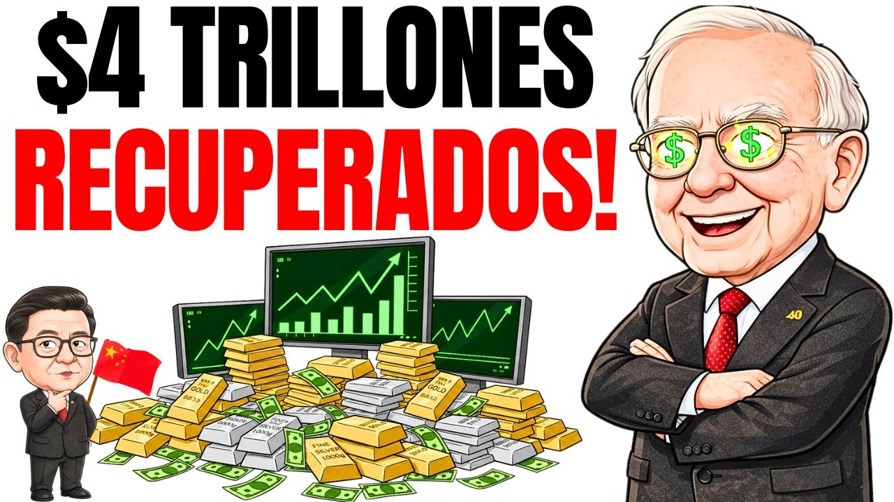 4 TRILLONES de DÓLARES recuperados en 30 horas: la plata +20 % y el oro ...