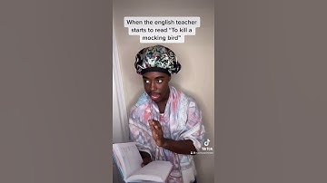 When the English teacher starts to read “To kill a mocking bird”😭‼️