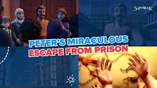 Peter's Miraculous Escape from Prison | Batang Superbook - Peter's Escape Tagalog Clip
