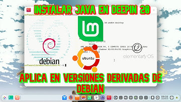 Instalar Java en Deepin y versiones derivadas de Debian | Instalar JDK y JRE en Linux