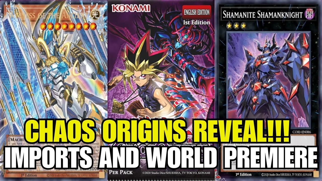 Yu-Gi-Oh! Chaos Origins TCG Exclusives & Imports - YouTube
